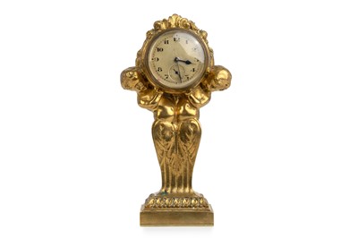 Lot 1038 - FRENCH ORMOLU BOUDOIR TIMEPIECE