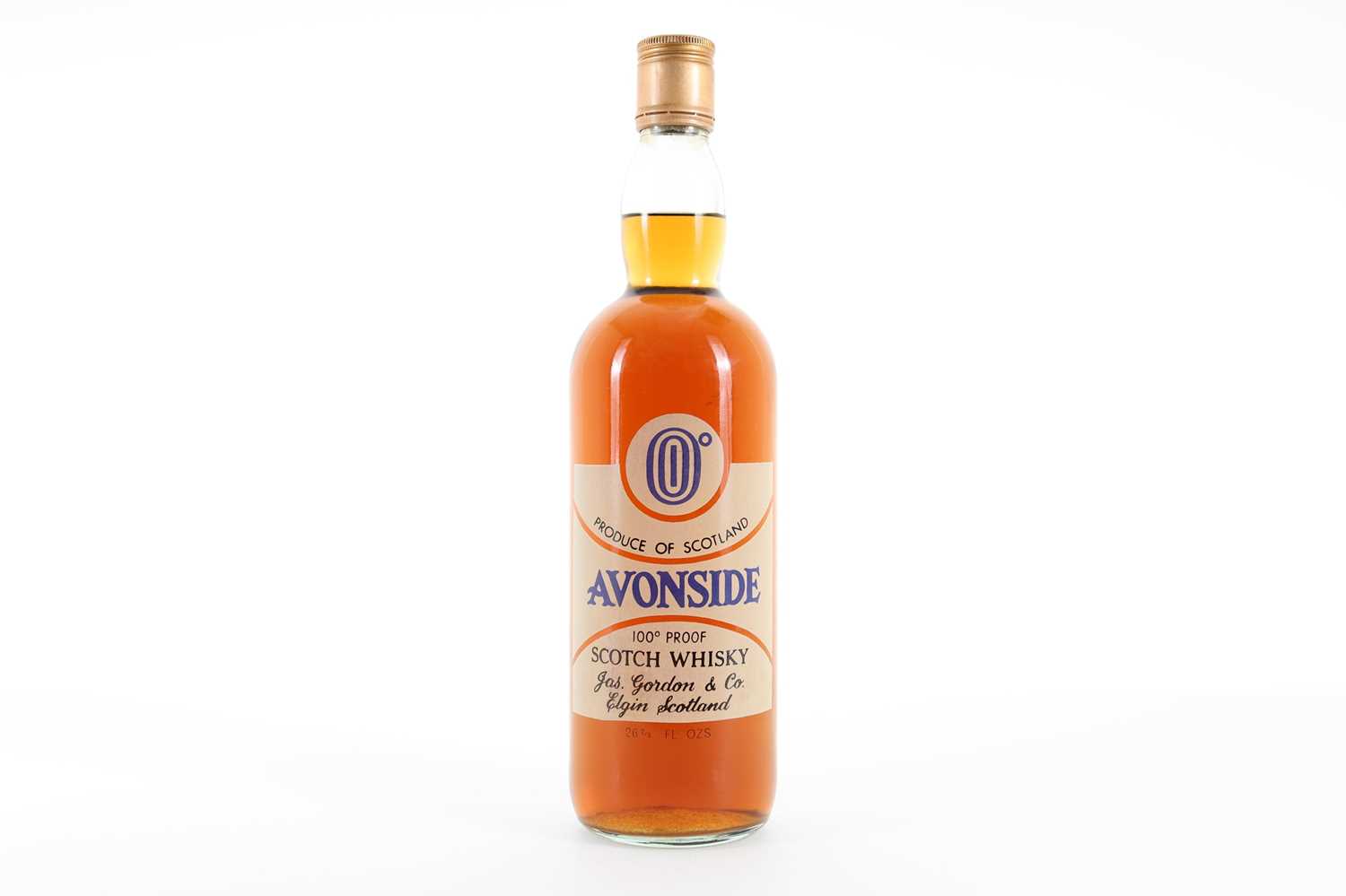 Lot 232 - AVONSIDE 100° PROOF GORDON & MACPHAIL 1970S 26 2/3 FL OZ