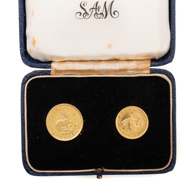 Lot 106 - SOUTH AFRICA GOLD COIN DUO