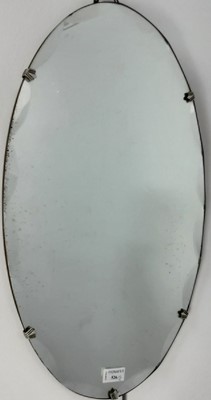 Lot 526 - TWO FRAMELESS MIRRORS