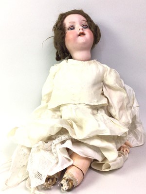 Lot 566 - COLLECTION OF GERMAN  BISQUE DOLL PARTS