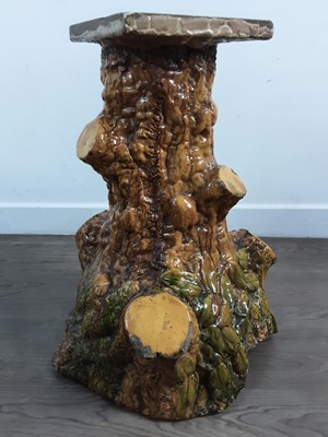 Lot 570 - CERAMIC JARDINEIRE / PLANT STAND