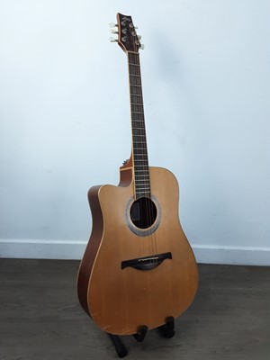 Lot 592 - LAG 'SPRING' ELECTRO  ACOUSTIC GUITAR