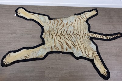 Lot 88 - IN THE MANNER OF ROWLAND WARD, TAXIDERMY TIGER SKIN RUG