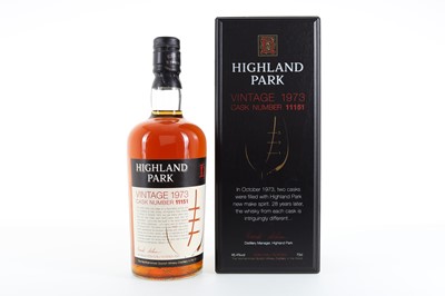 Lot 230 - HIGHLAND PARK 1973 SINGLE CASK #11151