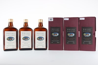 Lot 241 - 3 BOTTLES OF ATLANTIC GOLD 1992 WHISKY GALORE