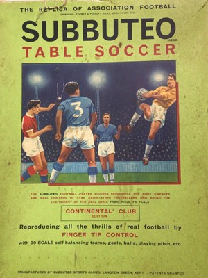 Lot 580 - SUBBUTEO TABLE SOCCER SET