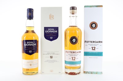 Lot 249 - FETTERCAIRN 12 YEAR OLD AND ROYAL LOCHNAGAR 12 YEAR OLD