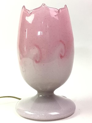 Lot 651 - VASART TULIP LAMP