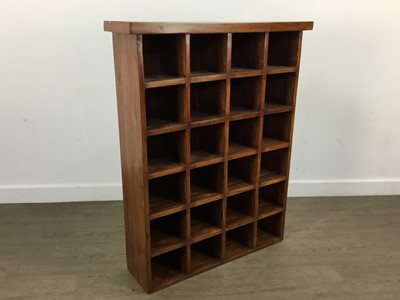 Lot 545 - PAIR OF HARDWOOD DISPLAY CABINETS