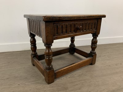 Lot 658 - OAK BEDSIDE TABLE