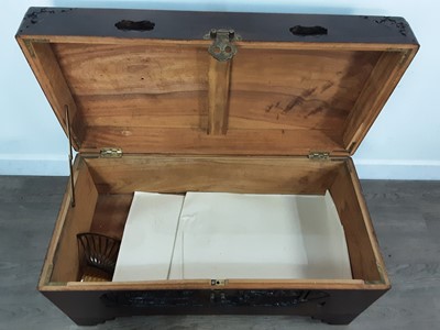 Lot 549 - CHINESE CAMPHOR WOOD BLANKET CHEST