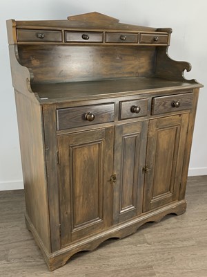 Lot 669 - STAINED PINE DRESSER