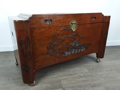 Lot 668 - CHINESE CAMPHORWOOD BLANKET CHEST