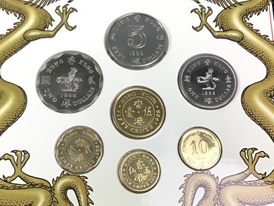 Lot 613 - 1988 HONG KONG BRILLIANT UNCIRCULATED COIN COLLECTION
