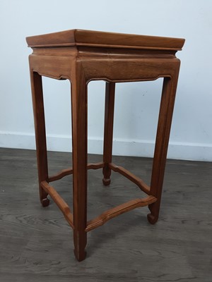 Lot 697 - CHINESE ROSEWOOD PLANT STAND