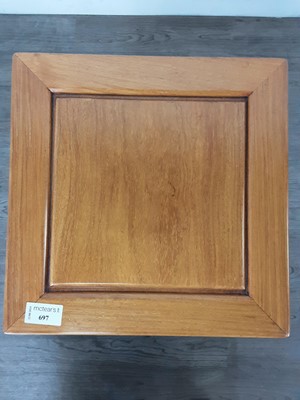 Lot 697 - CHINESE ROSEWOOD PLANT STAND