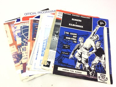Lot 631 - COLLECTION OF SCOTTISH FOOTBALL PROGRAMMES