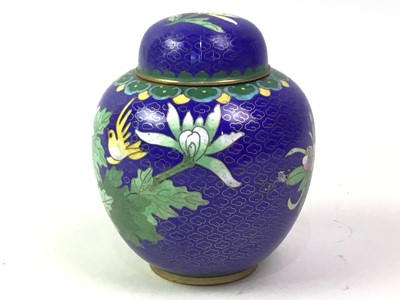 Lot 681 - GROUP OF CLOISONNE VASES AND GINGER JARS