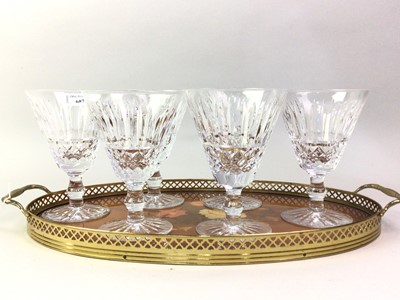 Lot 687 - SIX WATERFORD CRYSTAL GLASSES