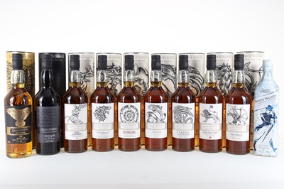 Lot 382 - DIAGEO GAME OF THRONES COLLECTION