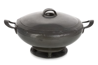 Lot 521 - LIBERTY & CO., TUDRIC PEWTER TUREEN AND COVER