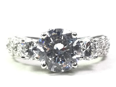 Lot 743 - THIRTY SEVEN DRESS RINGS