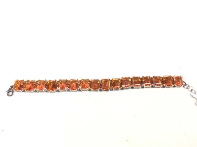 Lot 731 - GROUP OF SILVER COSTUME JEWELLERY