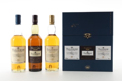 Lot 24 - TALISKER CLASSIC MALTS SELECTION INCLUDING 18 YEAR OLD (3 X 20CL)