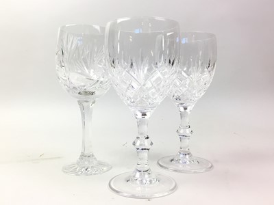 Lot 510 - COLLECTION OF WINE GLASSES