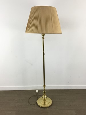 Lot 761 - BRASS STANDARD LAMP