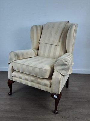 Lot 478 - HIS AND HERS WINGBACK ARMCHAIRS