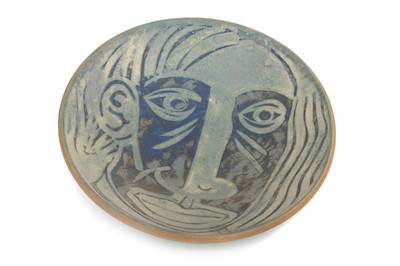 Lot 439 - ANDREW ADAIR, 'PORTRAIT OF THE ARTIST' STUDIO POTTERY BOWL