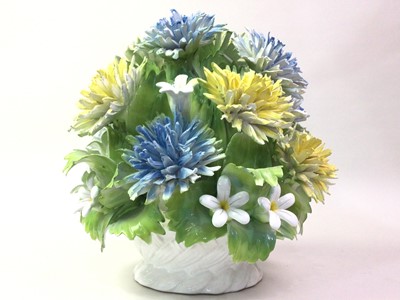 Lot 803 - CERAMIC FLORAL STUDY