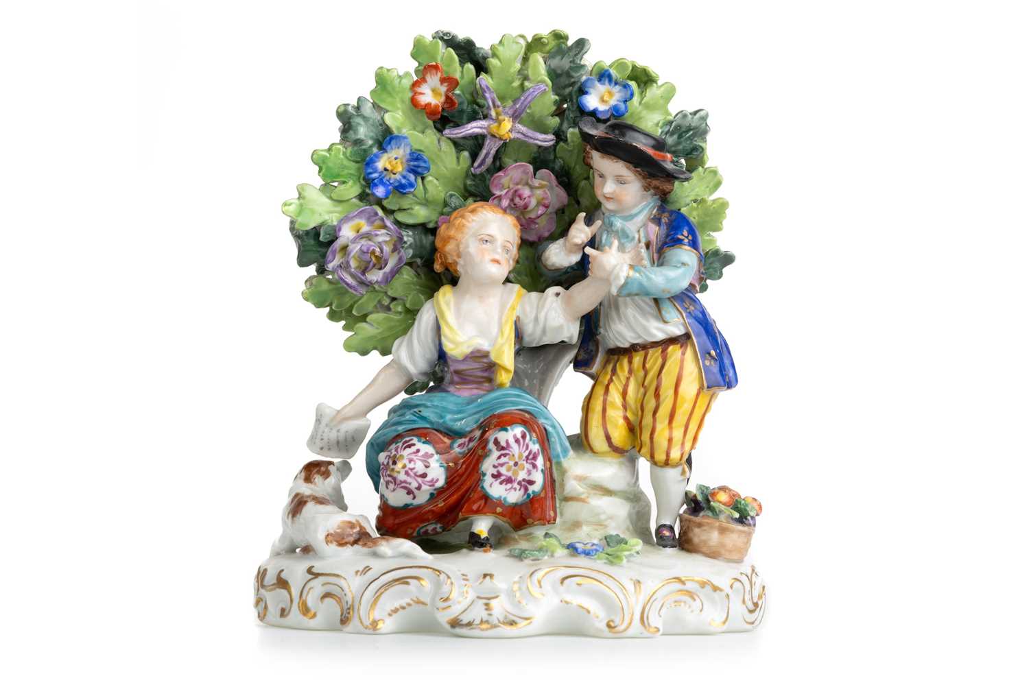 Lot 1436 - CROWN DERBY FIGURE GROUP