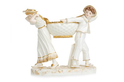 Lot 1437 - ROYAL WORCESTER FIGURE GROUP