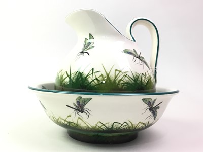 Lot 827 - GRISELDA HILL WEMYSS POTTERY JUG AND BASIN