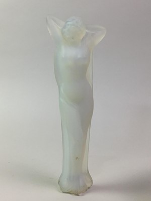 Lot 813 - FRENCH GLASS FIGURE