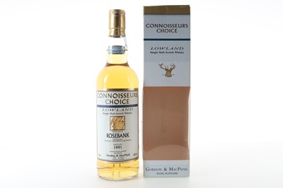 Lot 29 - ROSEBANK 1991 GORDON & MACPHAIL CONNOISSEURS CHOICE