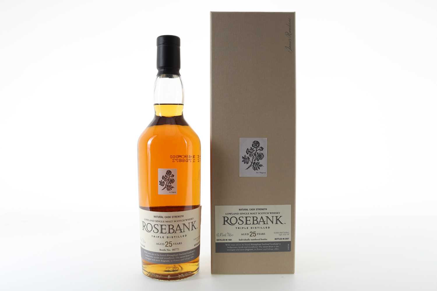 Lot 36 - ROSEBANK 1981 25 YEAR OLD 2007 RELEASE