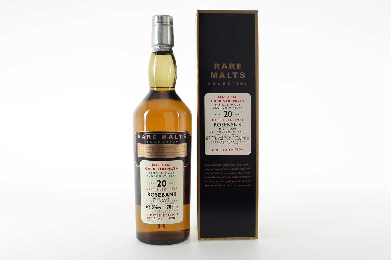 Lot 40 - ROSEBANK 1981 20 YEAR OLD RARE MALTS