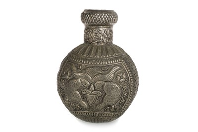 Lot 1236 - EASTERN WHITE METAL VASE