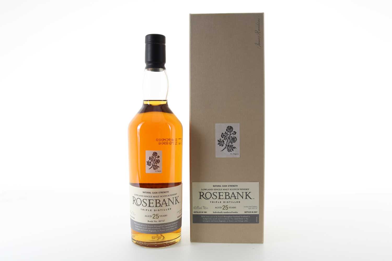 Lot 117 - ROSEBANK 1981 25 YEAR OLD 2007 RELEASE