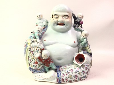 Lot 126 - CHINESE CERAMIC LAUGHING BUDDHA