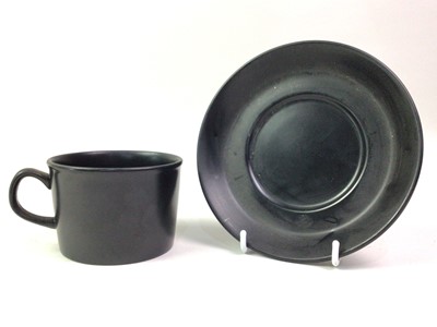 Lot 154 - WEDGWOOD BLACK GLAZED COFFEE SERVICE