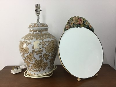 Lot 46 - BARBOLA STYLE EASEL MIRROR
