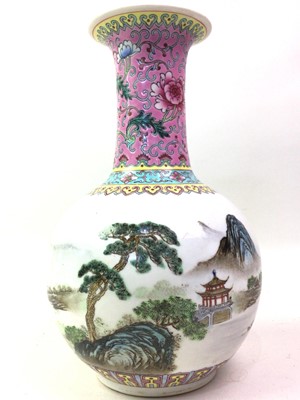 Lot 168 - CHINESE QIANLONG STYLE VASE