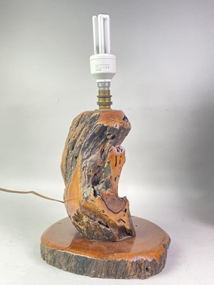 Lot 206 - ROOTWOOD TABLE LAMP