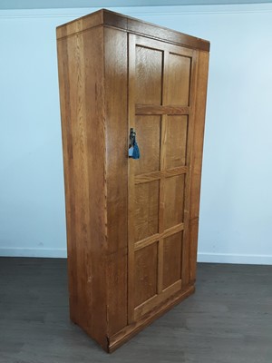 Lot 467 - WARING & GILLOW, OAK HALL WARDROBE