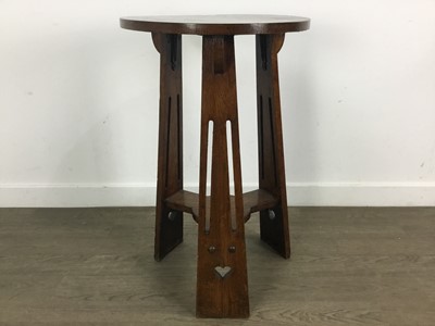 Lot 469 - ARTS & CRAFTS OAK OCCASIONAL TABLE